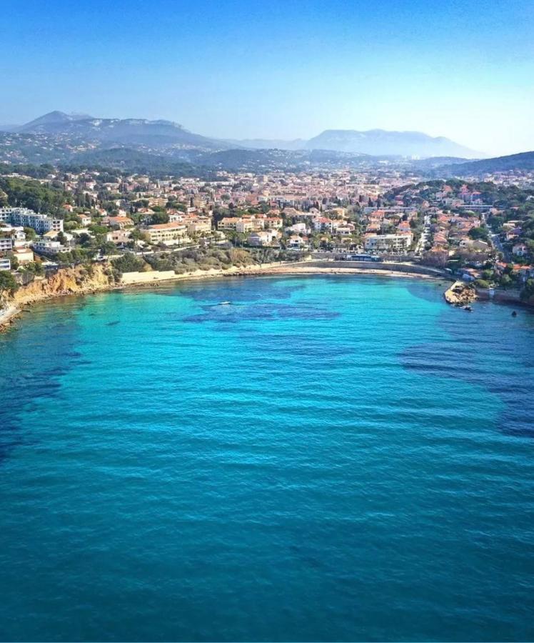 Confortable T2 Vue Mer Avec Terrasse Amenagee Et Parking Prive, Plage Et Port A Pied Sanary-sur-Mer Exterior photo